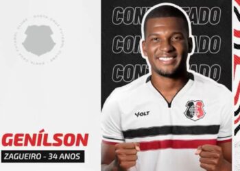 Santa Cruz confirma contratação do zagueiro Genílson, ex-Figueirense