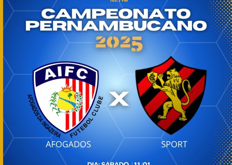 Afogados x Sport: veja horário, escalações e onde assistir jogo pelo Campeonato Pernambucano