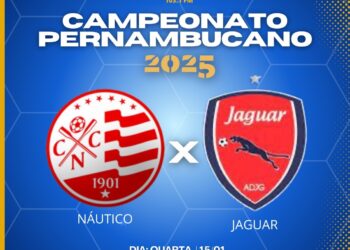 Náutico x Jaguar: veja horário, escalações e onde assistir jogo pelo Pernambucano