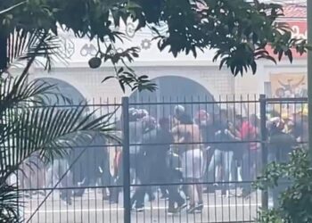 Uniformizadas de Santa Cruz e Sport causam cenas de terror nas ruas antes do clássico