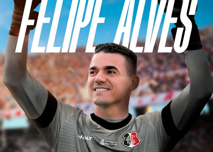 Santa Cruz confirma contratação do goleiro Felipe Alves visando a Série D