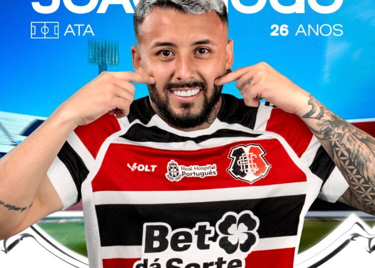 Santa Cruz confirma o retorno do atacante João Diogo para a disputa da Série D