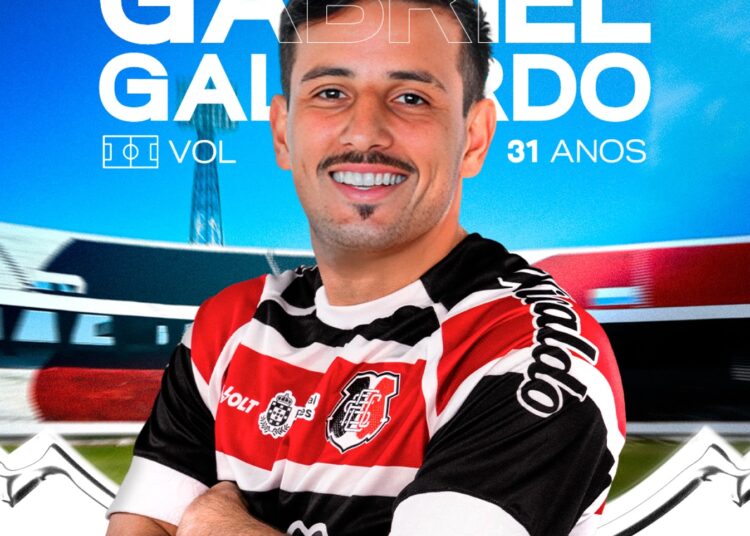 Santa Cruz confirma contratação do volante Gabriel Galhardo, irmão de Thiago Galhardo, para a Série D
