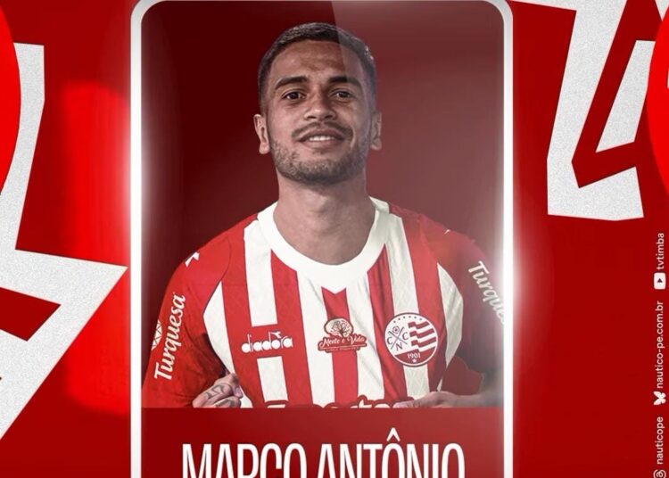 Náutico contrata o meia-atacante Marco Antônio, que estava no Água Santa/SP