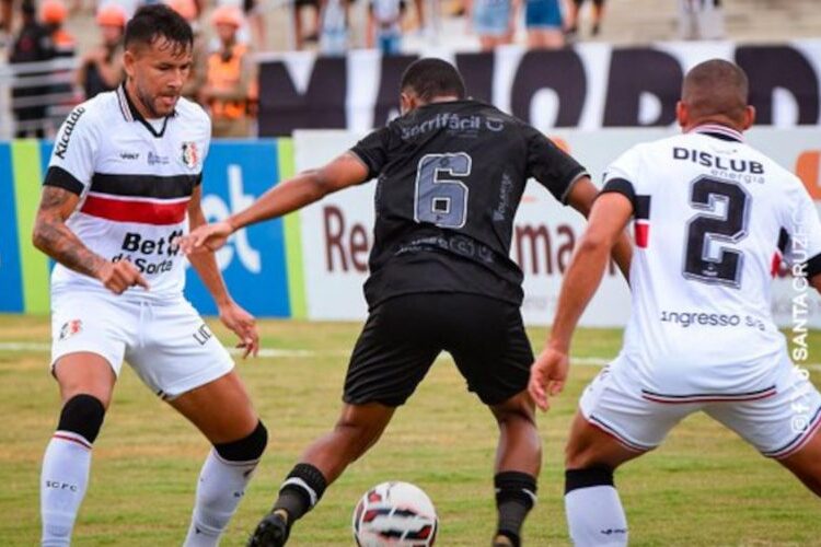 Santa Cruz recebe o Horizonte no Arruda. Foto: Ascom Santa Cruz