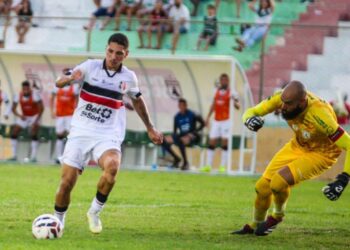 Santa Cruz vence o Sousa fora de casa e permanece lider do grupo A3. (Foto: @fotodopovope - Marcel Lisboa)