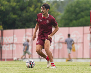 Marco Antonio é uma das esperaças do Náutico para o jogo contra o Ypiranga-RS. Foto: Gabriel França/Náutico