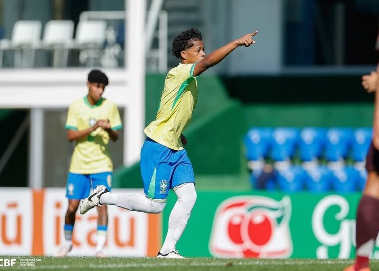 Joia do Sport, Zé Lucas marca em goleada do Brasil sub-17 contra o México