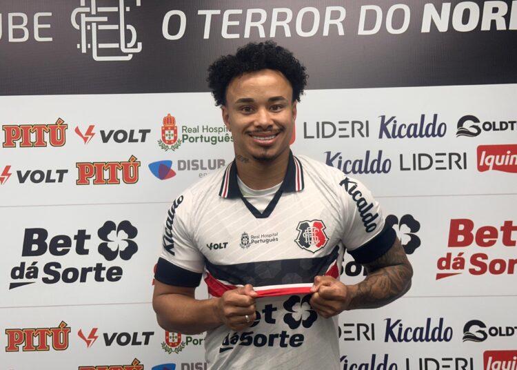 Santa Cruz contrata lateral-esquerdo Nathan, ex-Athletic/MG