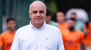 O presiente do Sport, Yuri Romão foi ao MPPE para pedir investigação pela invasão ao CT. Foto: Paulo Paiva/Sport