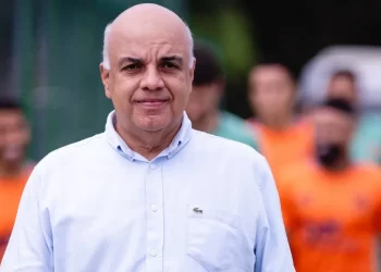 O presiente do Sport, Yuri Romão foi ao MPPE para pedir investigação pela invasão ao CT. Foto: Paulo Paiva/Sport