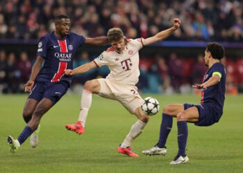 PSG e Bayern de Munique se enfrentam pelas quartas da Copa do Mundo de Clubes. Foto: alliance / Alamy Stock Photo