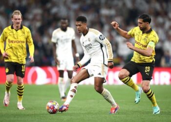 Real Madrid e Borussia Dortmund se enfrentam pela quartas de final da Copa do Mundo de Clubes. Foto: Alex Pantling/Getty Images