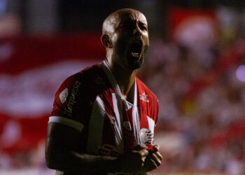 Patrick Allan é o nome do jogo do Náutico contra o Retrô. Foto: Gabriel França / Náutico