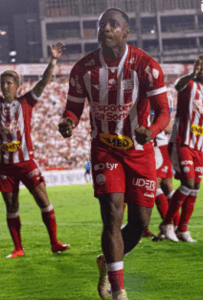 Igor Bolt entrou no segundo tempo e marcou o gol da vitória do Náutico sobre o Anápolis. Foto: Reprodução Instagrama/Náutico