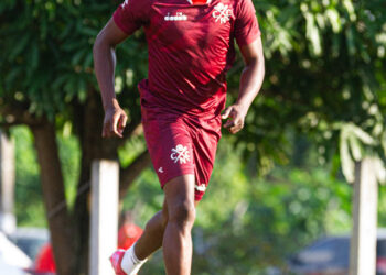 Sam é uma das esperanças de gol do Timbu contra o Guarani neste sábado. Foto: Gabriel França/Náutico