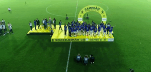 Barra conquista o titulo do Brasileirão Série D. Foto: Reprodução YouTube Metropoles.