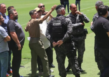 Sport realiza visita à Arena de Pernambuco para operação de jogo contra o Flamengo