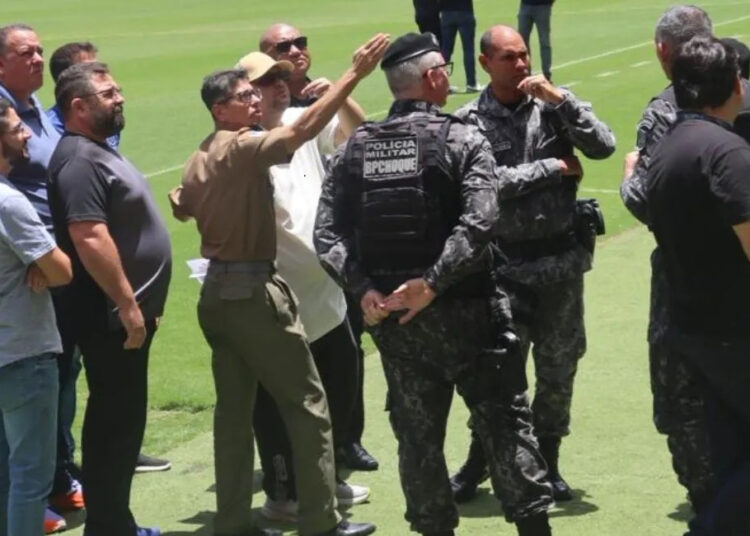 Sport realiza visita à Arena de Pernambuco para operação de jogo contra o Flamengo