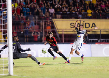 Barletta marcou para o Sport contra o Decisão. Foto: Paulo Paiva/Sport