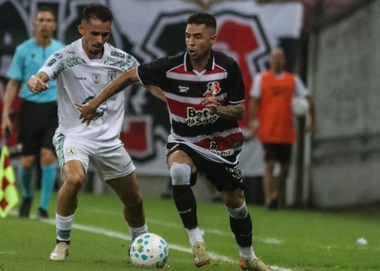 Santa Cruz é superado pelo Sousa nos pênaltis e está eliminado da Copa do Brasil