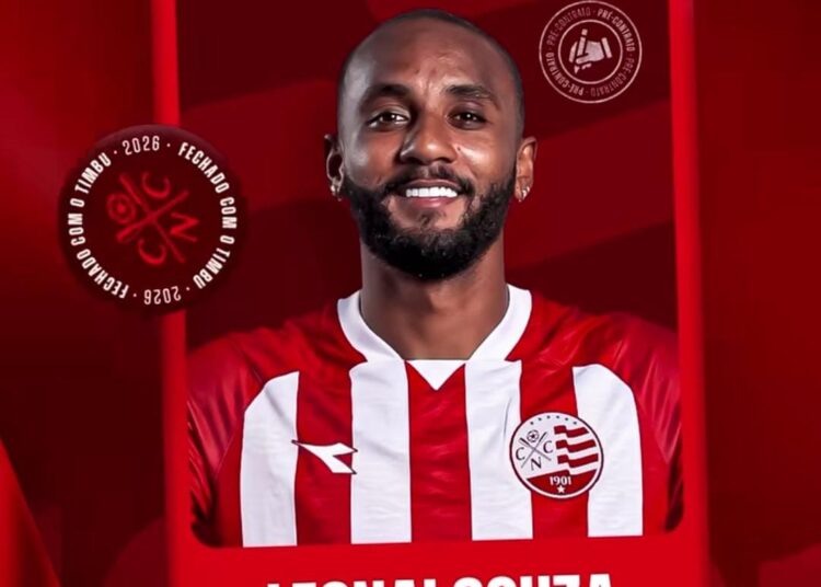 Náutico oficializa contratação do volante Leonai Souza, ex-Barcelona de Guayaquil