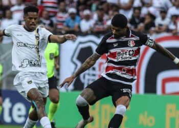 Santa Cruz venceu o Volta Redonda na Arena de Pernambuco. Foto: Evelyn Victoria/Santa Cruz