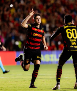 Perotti marcou mas Sport ficou no empate contra o Cuiabá. Foto: Paulo Paiva/Sport